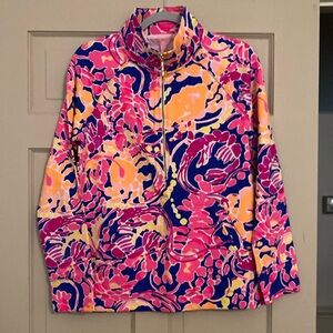 Lilly Pulitzer UPF 50+ Skipper Popover in Catch and Release